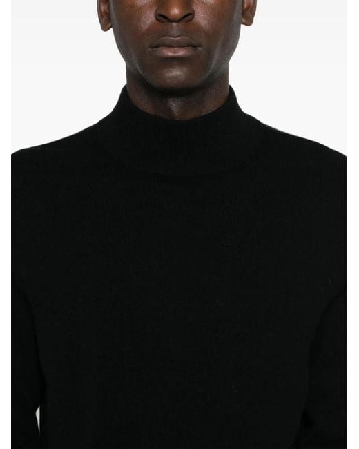 Eric Bompard Black High-Neck Sweater for men