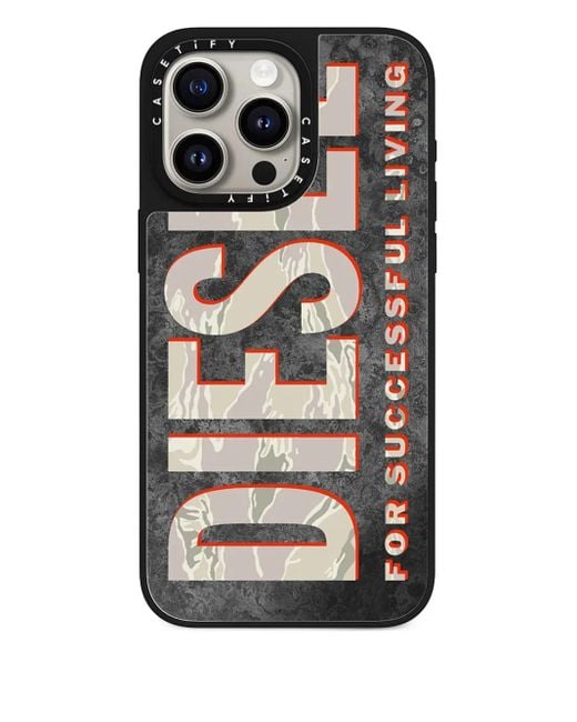 CASETiFY x DIESEL iPhone15 ケース DIESEL X Casetify Moulded Iphone 15 Pro Max Case in Black | Lyst
