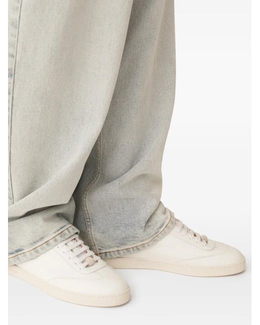 Fabiana Filippi White Embellished-Detail Sneakers