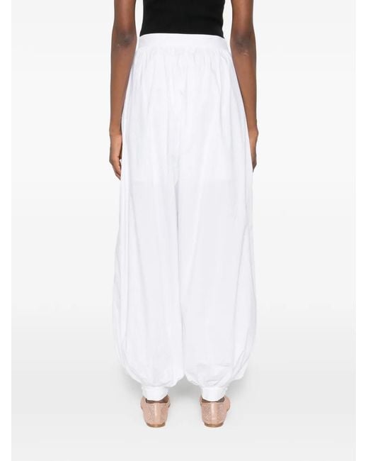 ROTATE BIRGER CHRISTENSEN White Tapered Trousers