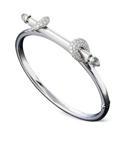 ANANYA Chakra Icon ダイヤモンド ブレスレット 18kホワイトゴールド White