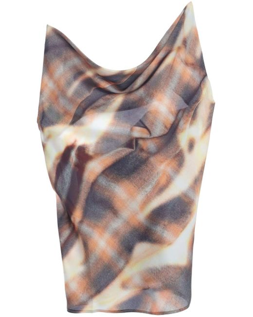 Y. Project Orange Abstract-print Camisole