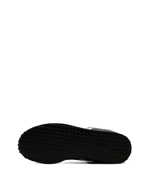 Saucony Black Logo-Detail Lace-Up Sneakers