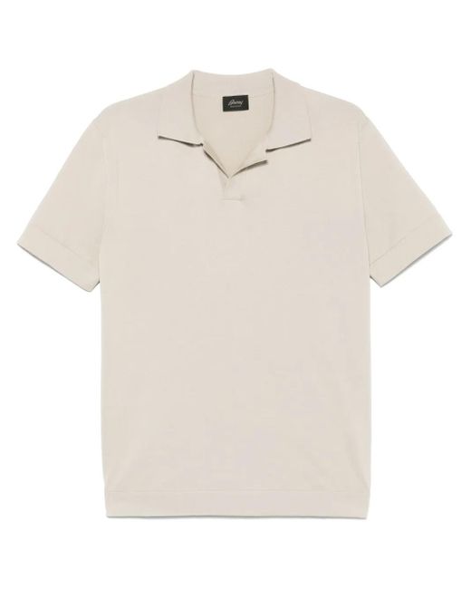 メンズ Brioni ファインニット Tシャツ White