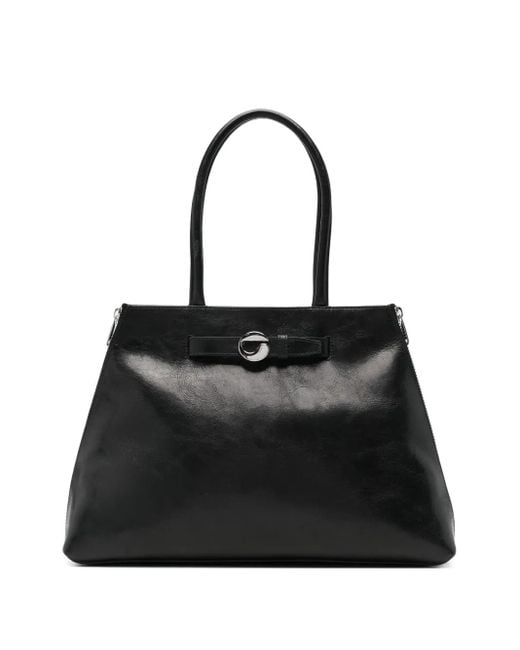 Coperni Black Schultertasche mit Schnallenverschluss