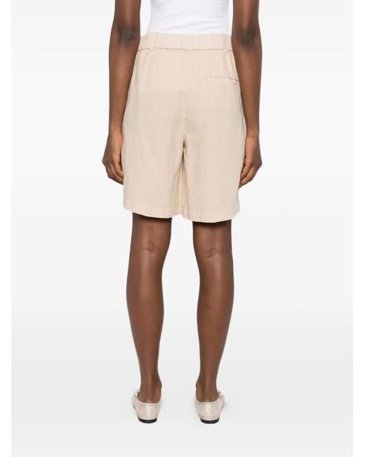 Marc O' Polo Natural Drawstring-Waist Shorts