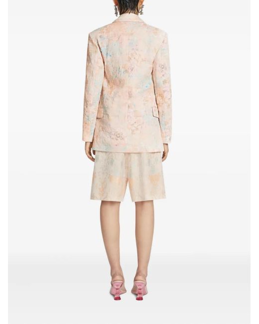 Dries Van Noten ジャカード ショートパンツ Natural