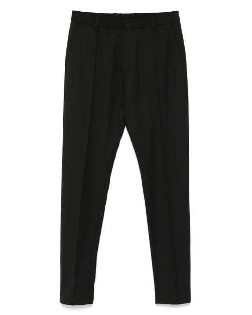 メンズ Emporio Armani テーパードパンツ Black
