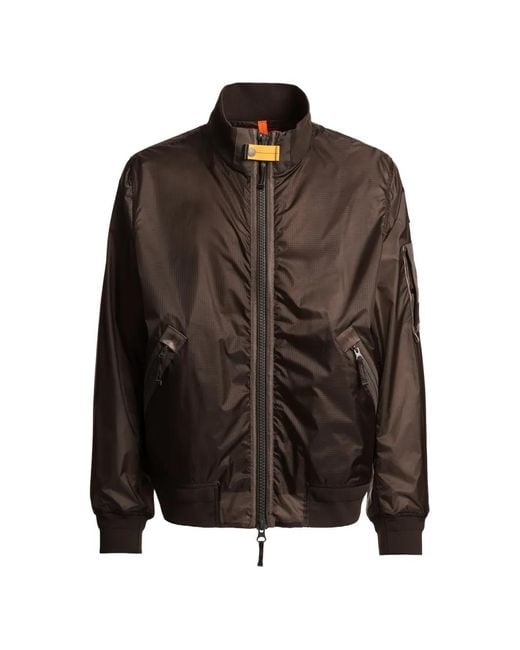 Parajumpers Brown Zip-Pocket Jacket for men
