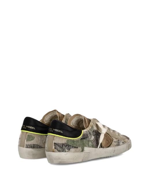 Philippe Model Brown Prsx Low Sneakers