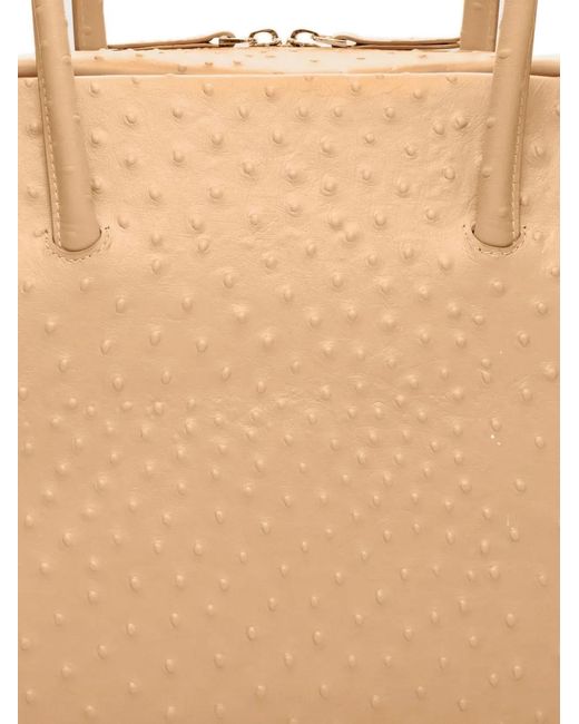 Loulou de Saison Natural Darren Textured Handles Leather Travel Bag