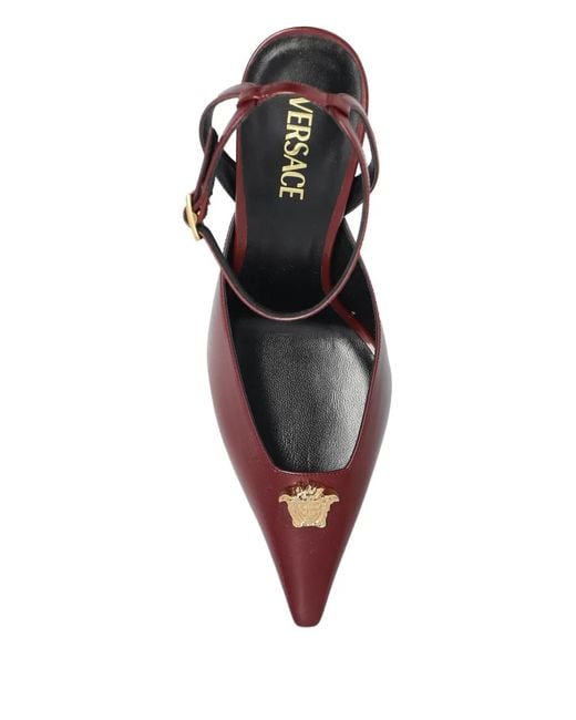 Versace Red Heeled Shoes
