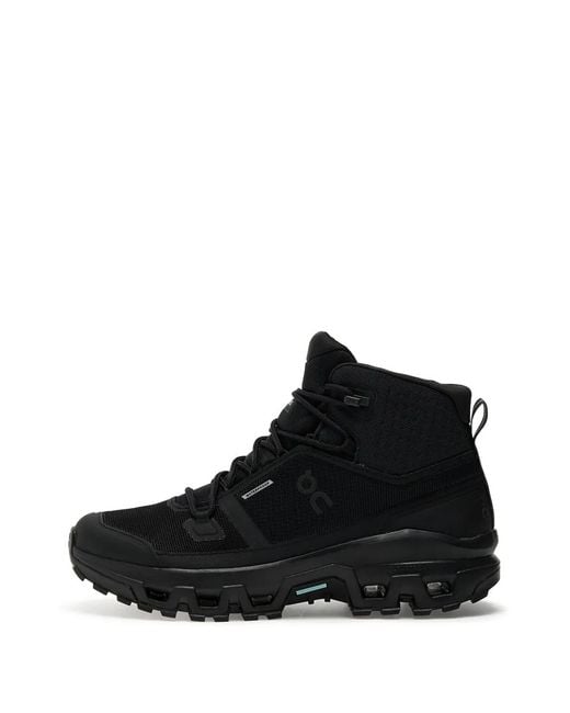 On Shoes Black Logo-Print Sneakers