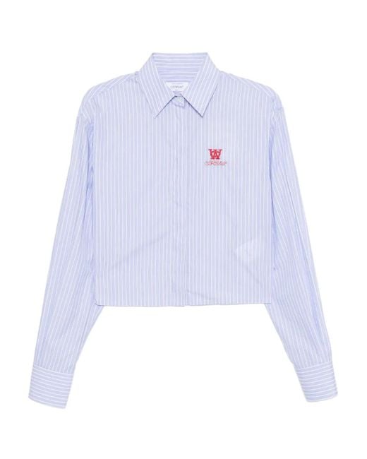 Off-White c/o Virgil Abloh White Striped Shirt