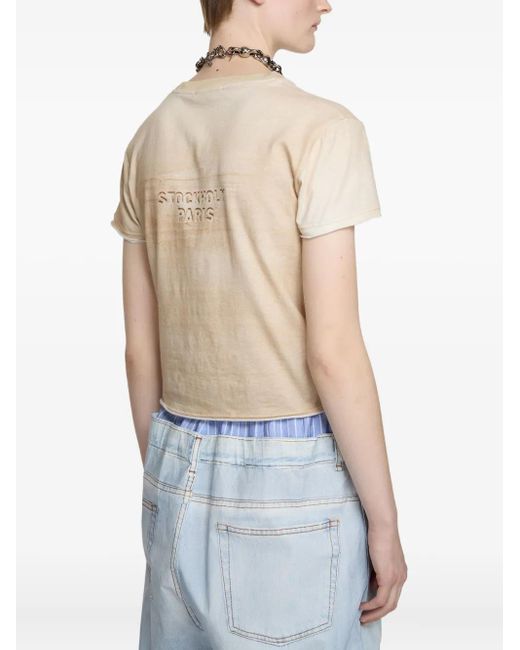 Acne Natural Organic-Cotton T-Shirt