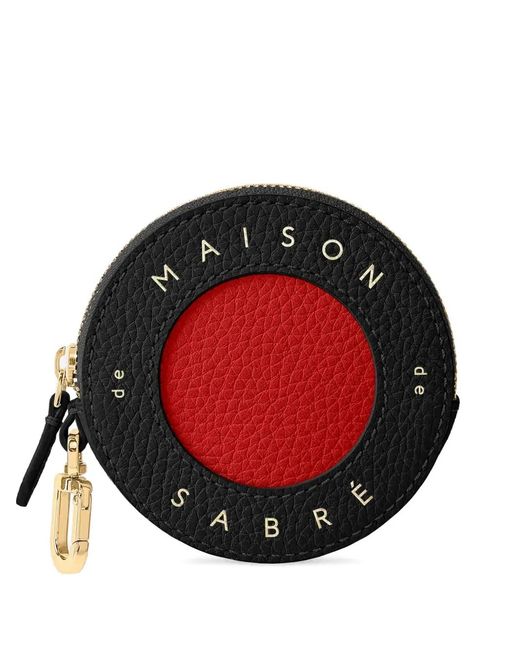 Maison De Sabre Red Leather Coin Purse