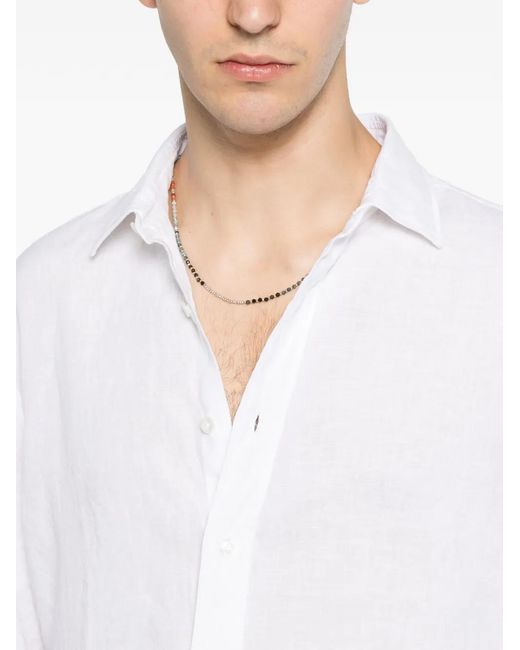 Lardini White Long-Sleeve Shirt for men