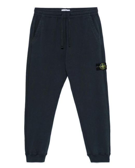 Stone Island Trainingsbroek Met Compass-Logopatch in het Blue voor heren