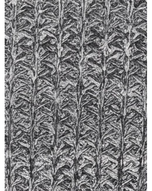 Orlebar Brown Gray Gideon Crochet-Knit Sweater for men