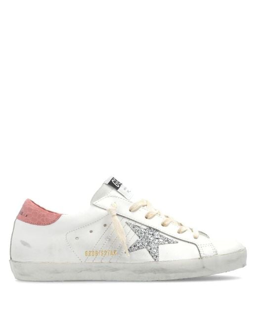 Golden Goose Deluxe Brand Super-star レザースニーカー White