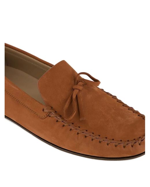 Manolo Blahnik Gargano Loafer Mit Schleifendetail in Brown für Herren