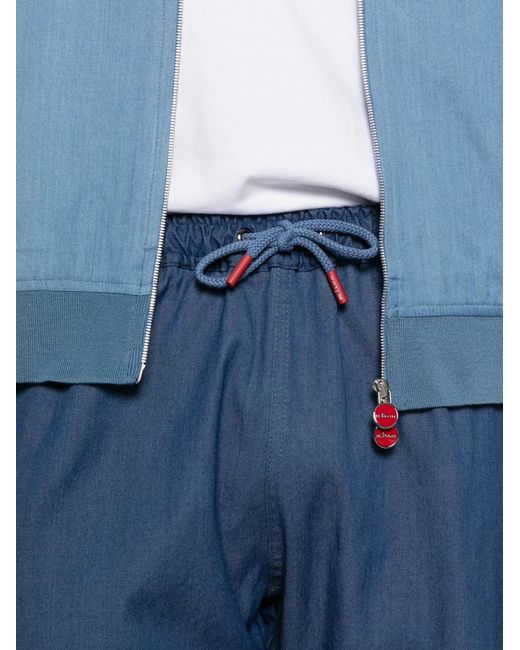 Kiton Shorts Mit Kordelzug in Blue für Herren