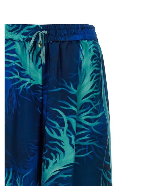 F.R.S For Restless Sleepers Blue Asteria Drawstring-Waist Trousers