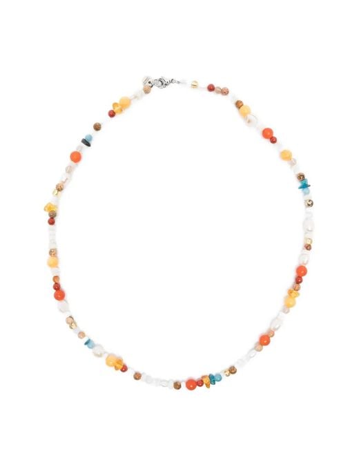 COLLANINE COLORATE Natural Ricordi Beaded Necklace