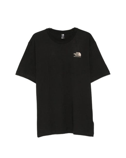 The North Face Black Graphic-Print T-Shirt for men
