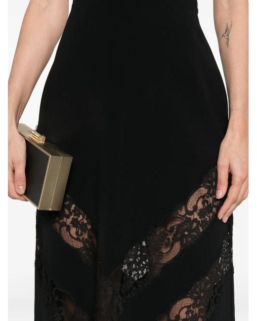 Elie Saab Black Ruffled Dress