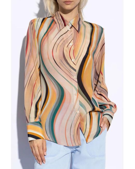 Paul Smith White Printed Shirt