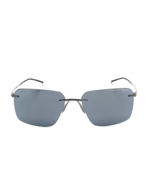 Porsche Design P ́8923 Sonnenbrille mit eckigem Gestell in Blue für Herren