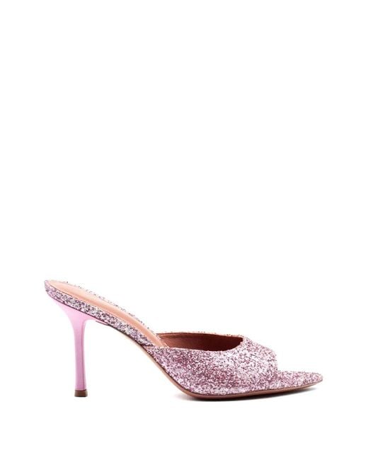 Castagna Pink Connie Glitter-Embellished Sandals