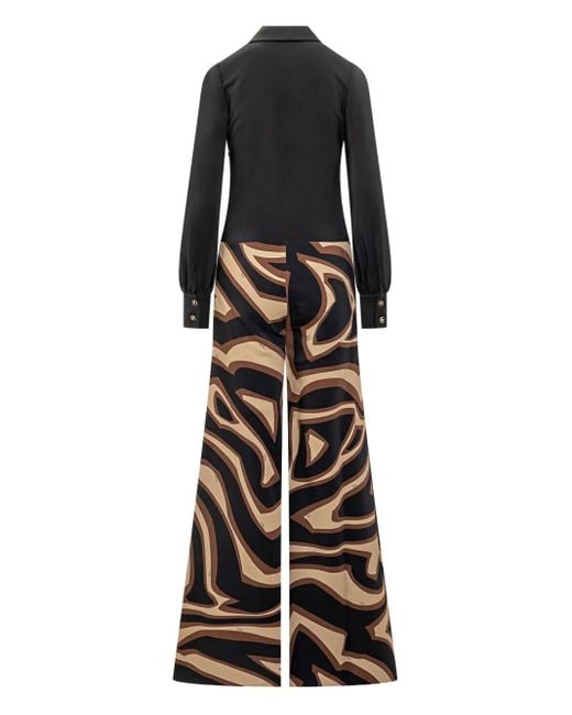 Emilio Pucci Black Button Jumpsuit