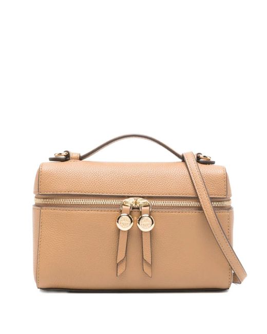 Tory Burch Natural Mini Romy Slim Tote Bag