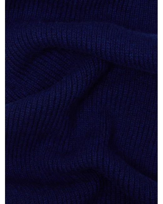 Paul Smith Gerippter Schal Mit Zebra in Blue für Herren