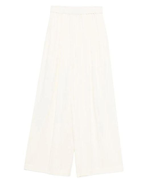 ELEH White Plissierte Hose