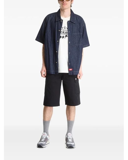 Dickies Black Eagle Bend Cargo Shorts for men