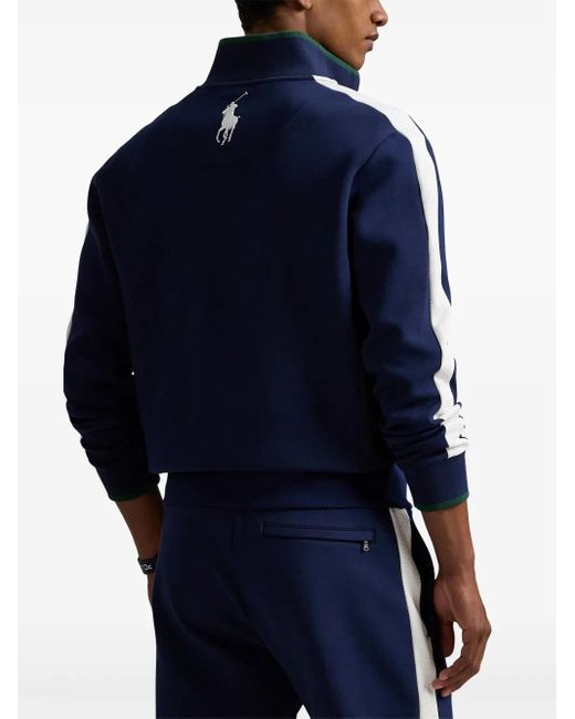 Polo Ralph Lauren Blue X Wimbledon Sweatshirt mit Einsätzen
