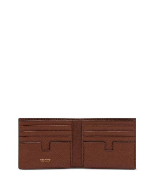 Tom Ford Brown Leather Wallet for men