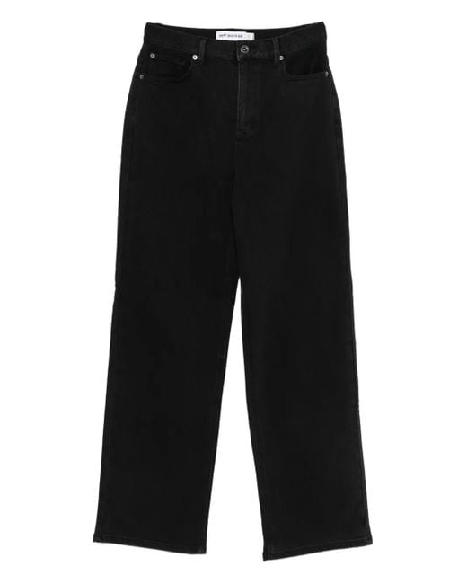 Jeans Con Design A Cinque Tasche di Self-Portrait in Black