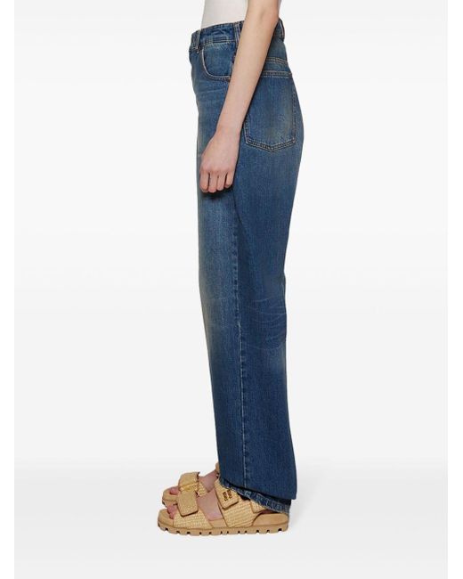 Victoria Beckham Blue Jeans mit lockerem Effekt