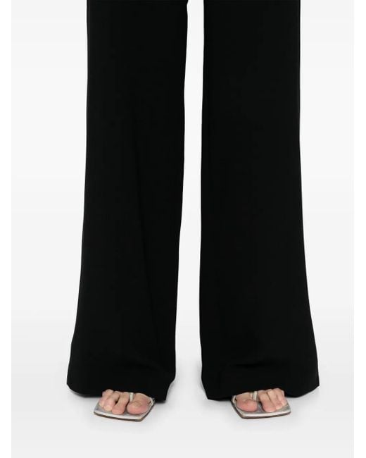 Saiid Kobeisy Black Floral Tailored Pants