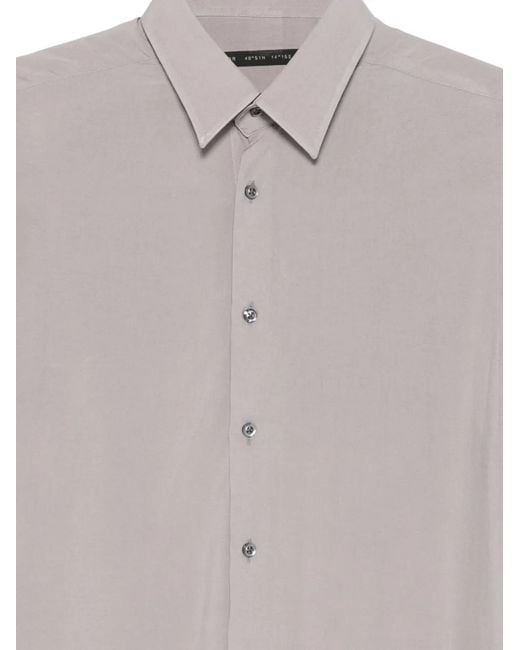 Low Brand Gray Buttoned Shirt for men