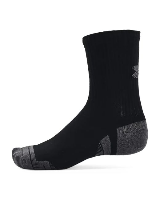 Under Armour Black Cotton-Blend Socks (Pack Of Three)