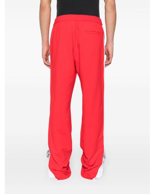 DSquared² Red Burbs Cotton Track Pants for men