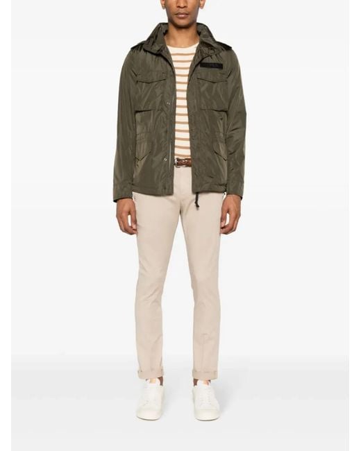 Aspesi Green Minifield Hooded Jacket for men