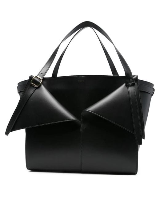 Coperni Black Medium 'Belt Cabas' Shopping Bag