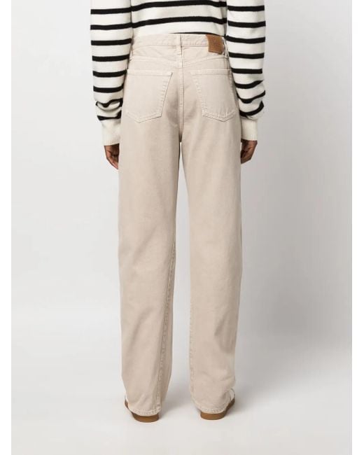 Totême Natural Twisted Seam Straight-Leg Jeans