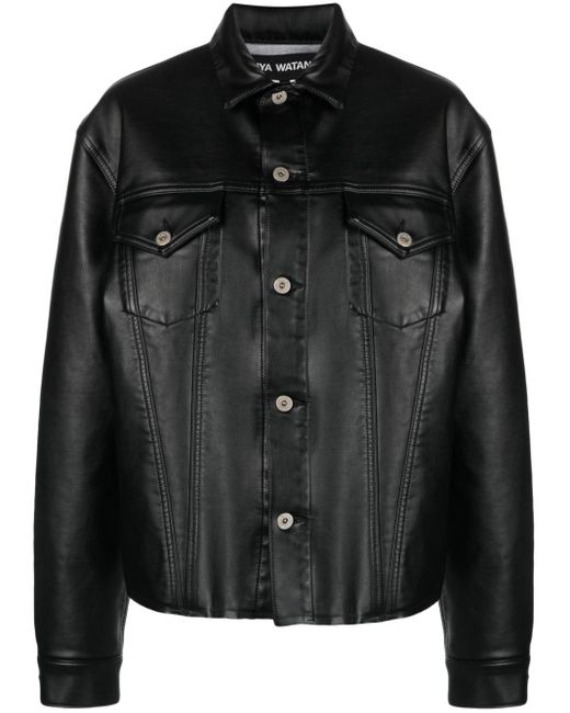 Junya Watanabe Black Spread-collar Long-sleeve Jacket